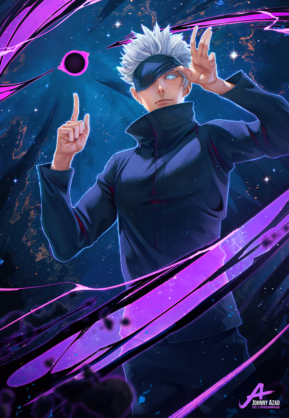 Gojo Monster Jujutsu Kaisen // Satoru Gojo by JohnnyAzad on DeviantArt