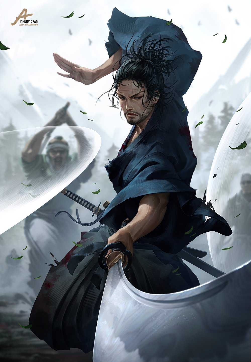 Vagabond // Miyamoto Musashi by JohnnyAzad on DeviantArt