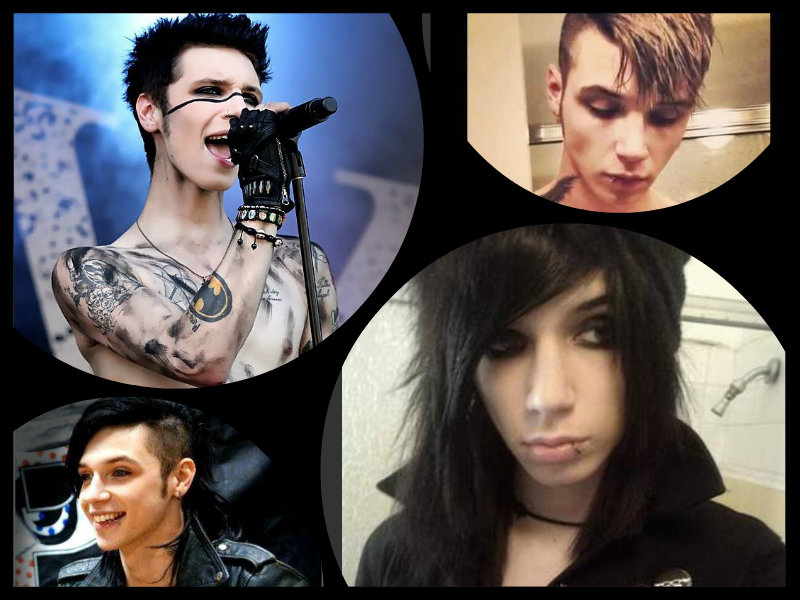 Andy Biersack's different hair styles:)