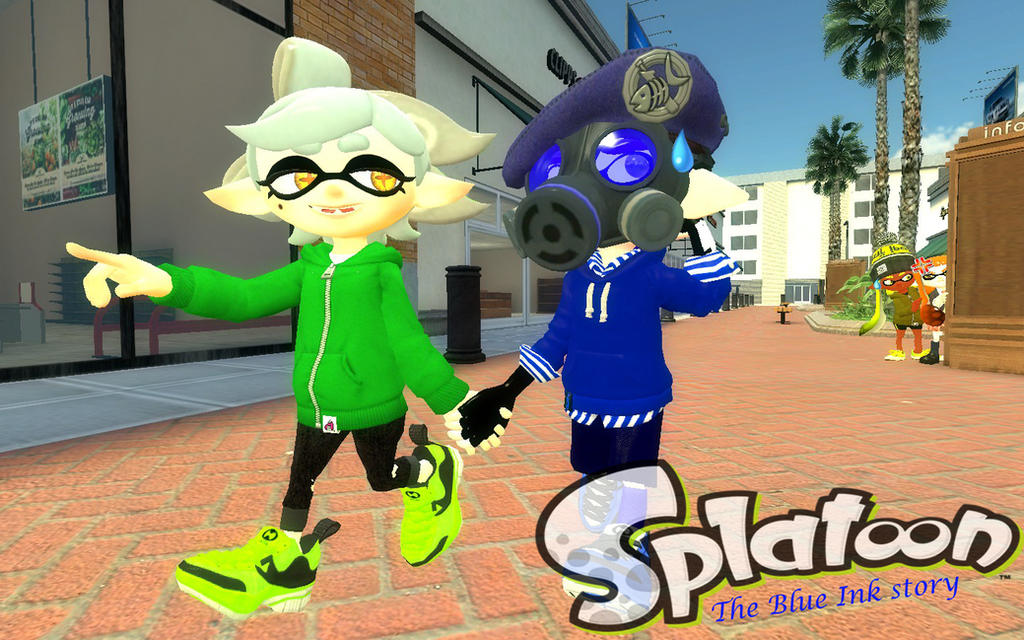 Blue Inky Rider Splatoon Splatoon blue ink story background dateing by DaleandJDgmod123 on ...