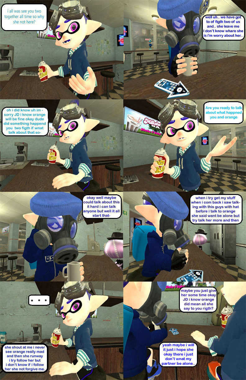 Splatoon Bad Inking Splatoon the ink story comics part 10 by DaleandJDgmod123 on DeviantArt