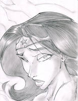Wonder Woman Sad Sketchshot