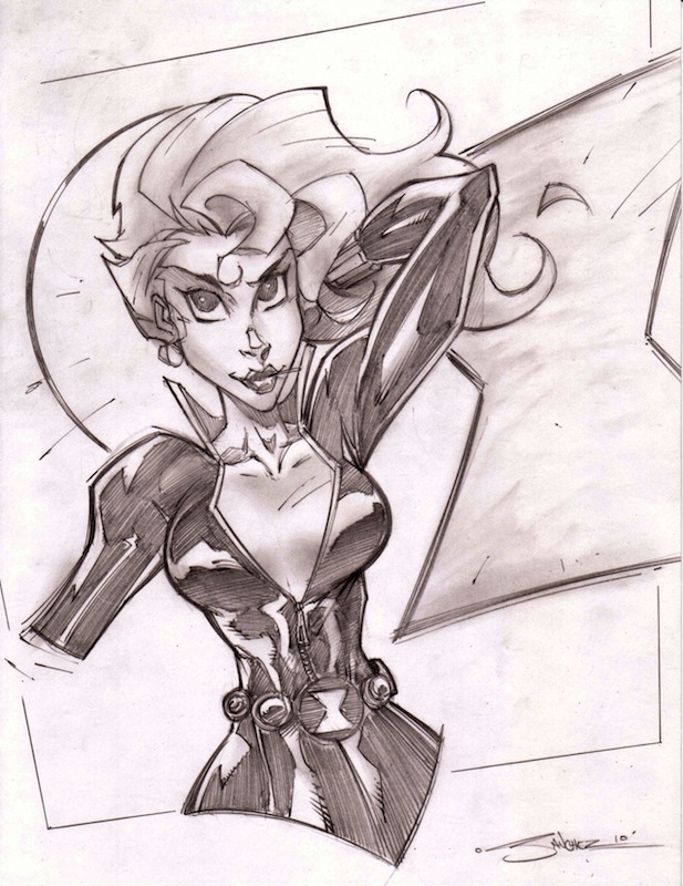 Black Widow Sketchshot