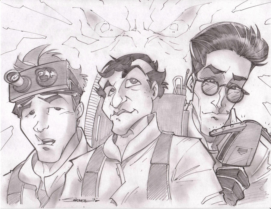 GhostBusters Gang Sketchshot