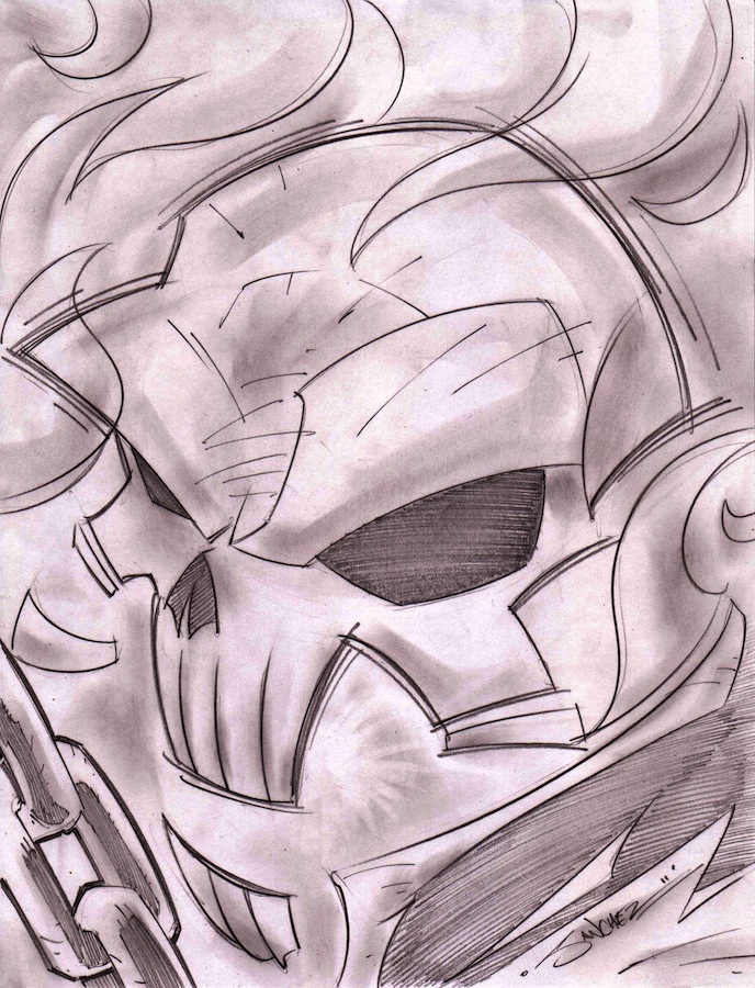 Ghost Rider Sketch Shot