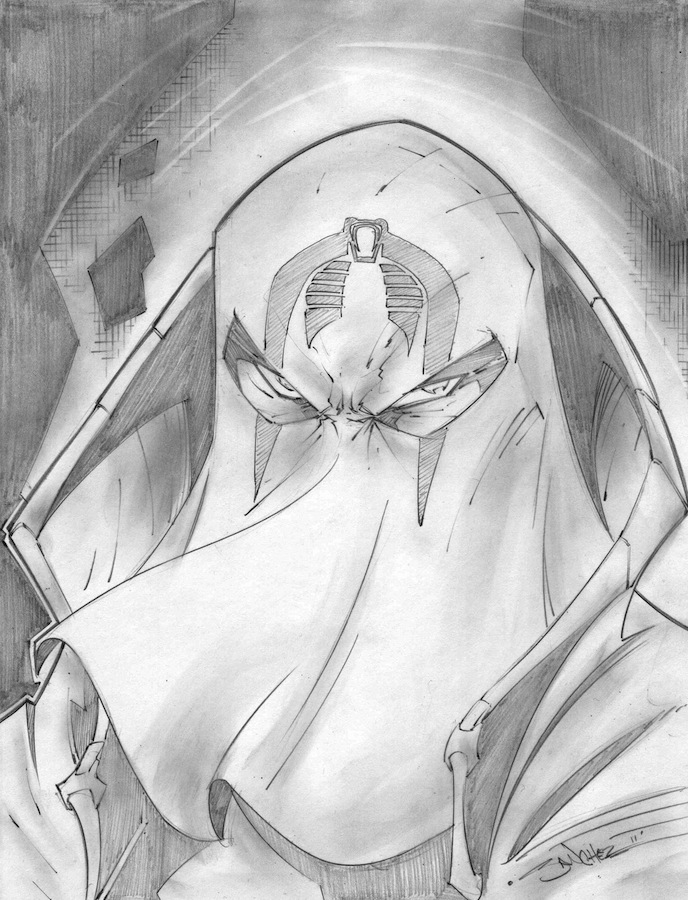 Cobra Commander Sketch Shot