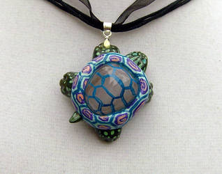 Turtle Necklace_ Summer by pyro-helfier