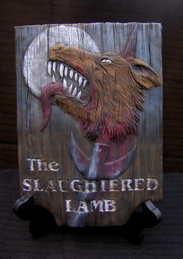 The Slaughtered Lamb Sign by pyro-helfier on DeviantArt