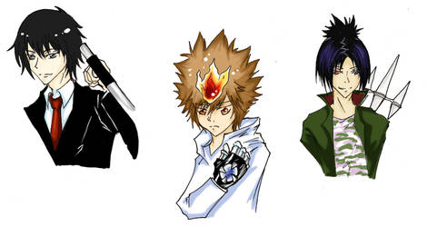 KHR: Hibari, Tsuna, Mukuro