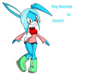 Toy Bonnie in Sonic