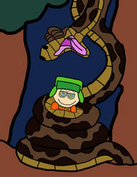 Kyle hypnotisized by kaa