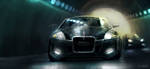 audi in a tunnel by RainPark