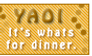 Yaoi: Dinner