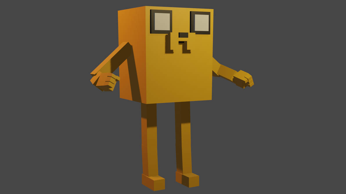 Blender 3D model: Jake the Dog by MrSmile078 on DeviantArt
