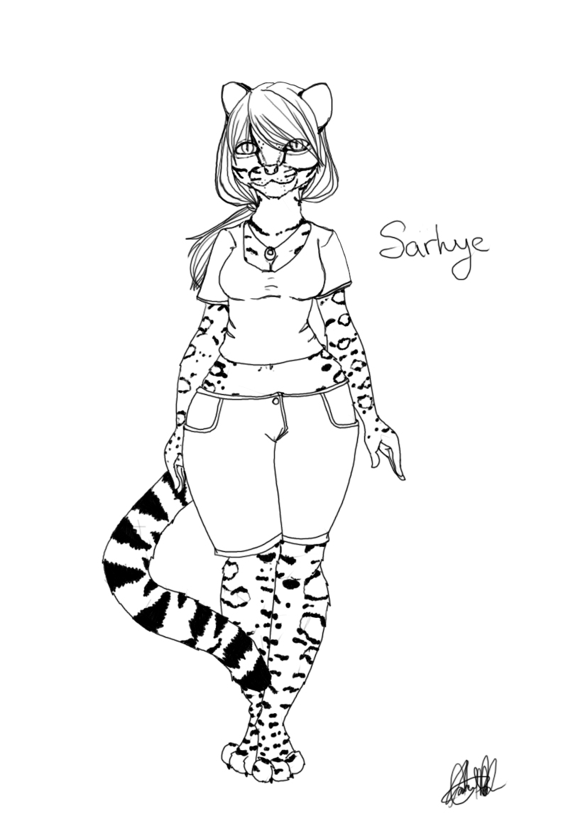 Sarhye - Line art