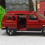 1984 Dodge Caravan - burgundy z - Matchbox