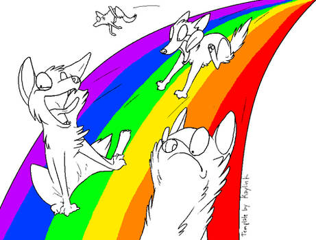 Rainbows template