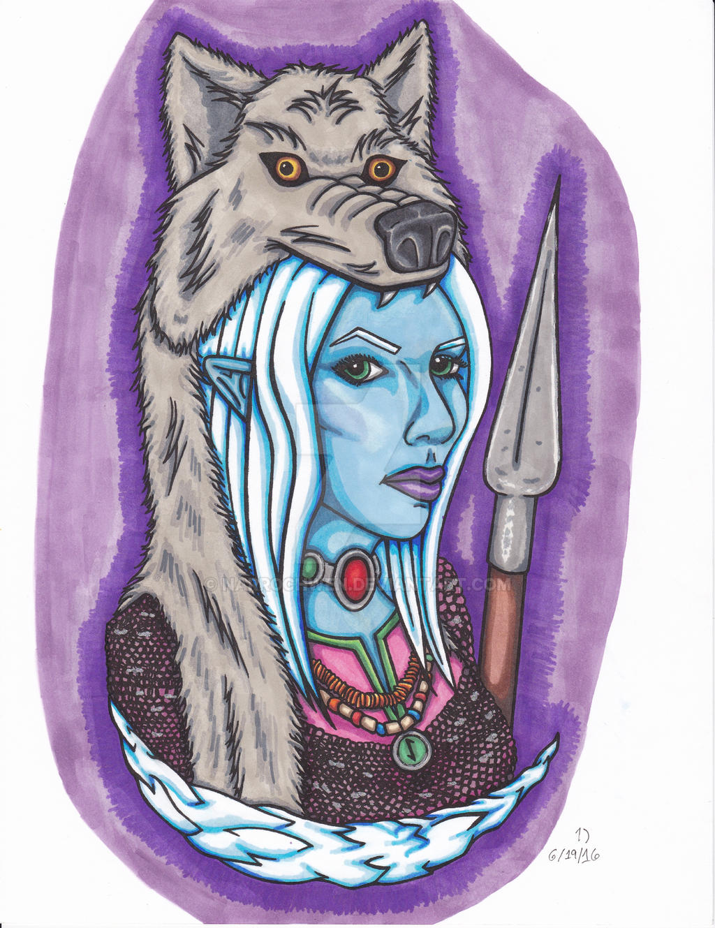 Skadi Tattoo by narrochwen on DeviantArt