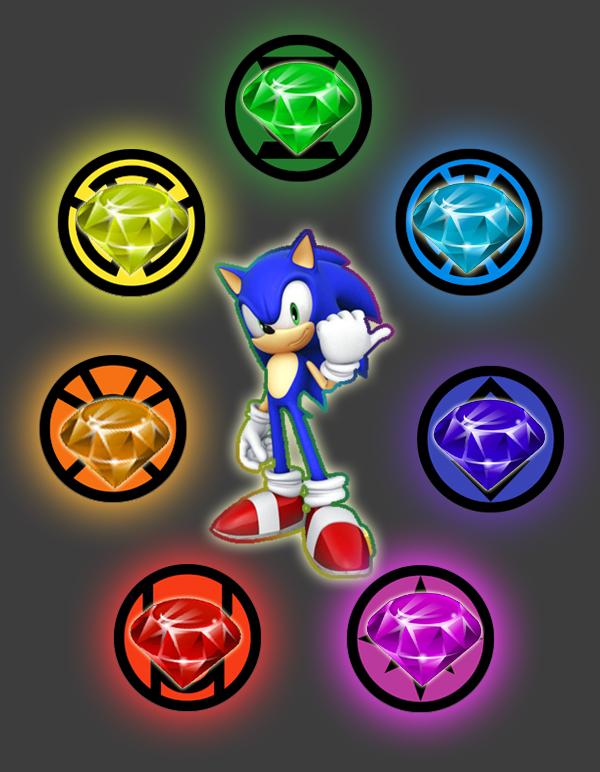 Sonic with Lantern Chaos Emerald  Sonic, Chaos emeralds, Sonic art