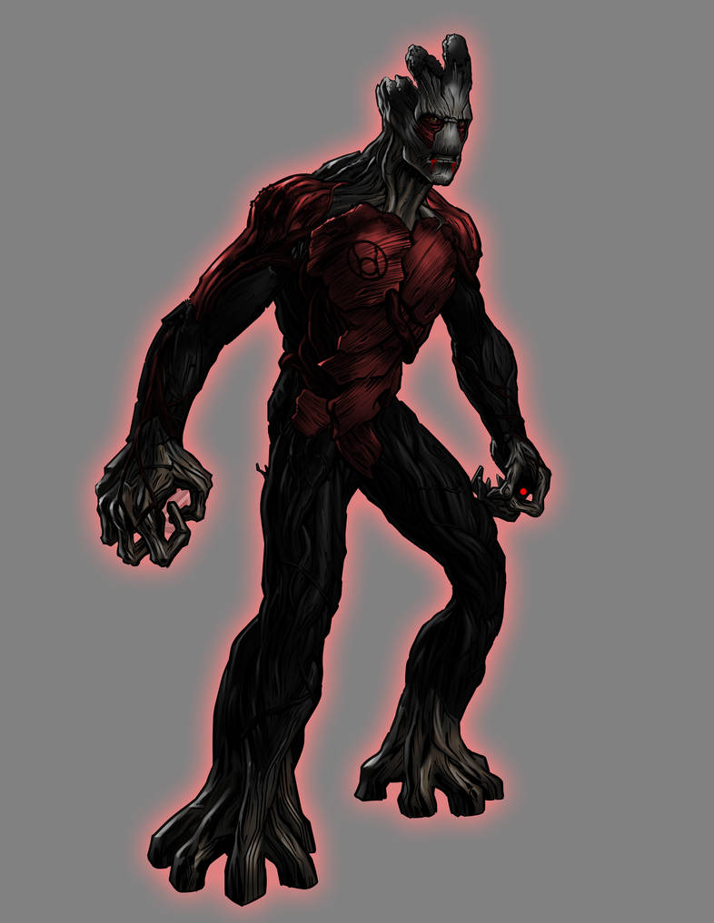 Red Lantern Groot