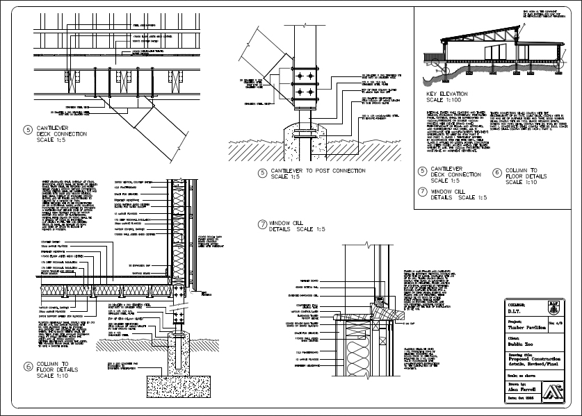 Construction details in Timber