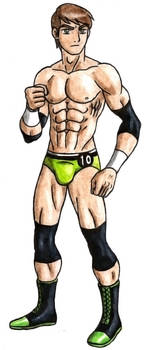 Ben 10 Wrestler - color - commisson #025