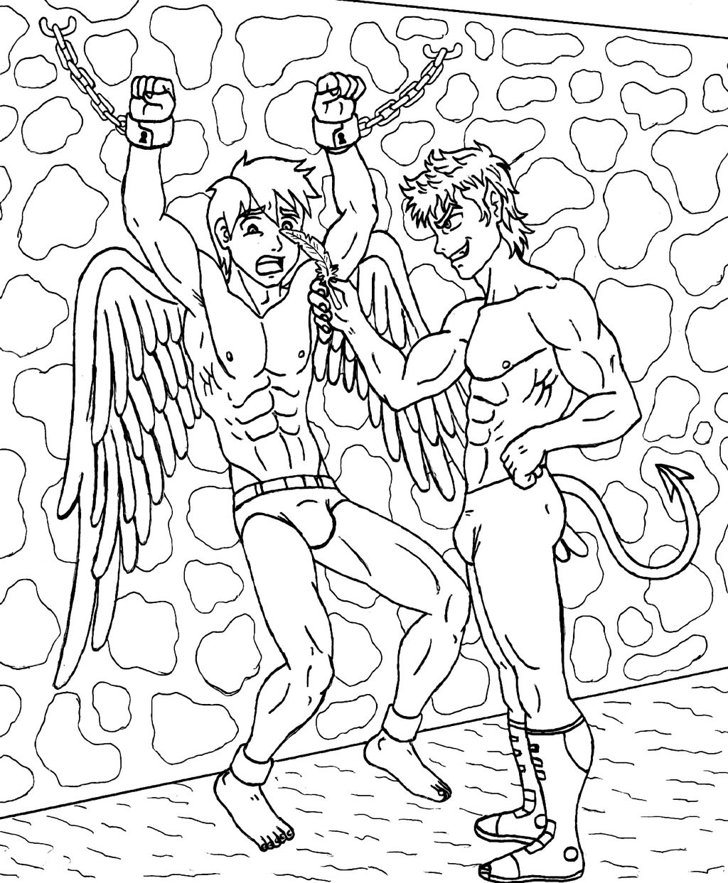 In The Hell - Lineart - Commission #052