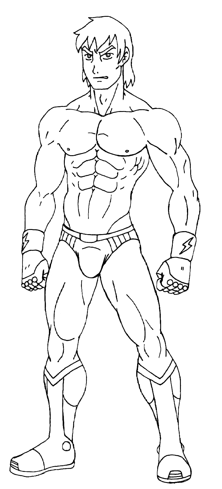 Thunder Blue - Lineart