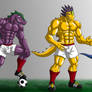 dinosaurios futbolistas