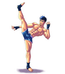 human Ray kick