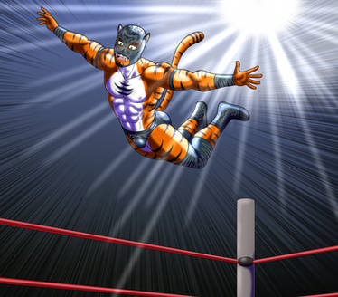 Tony flying