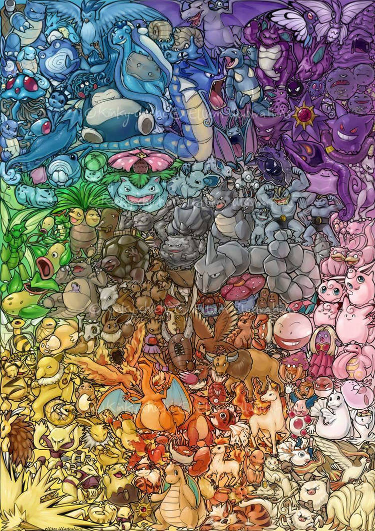 Pokemon 1st Gen by Th3G4m1ngH4ck3r on DeviantArt