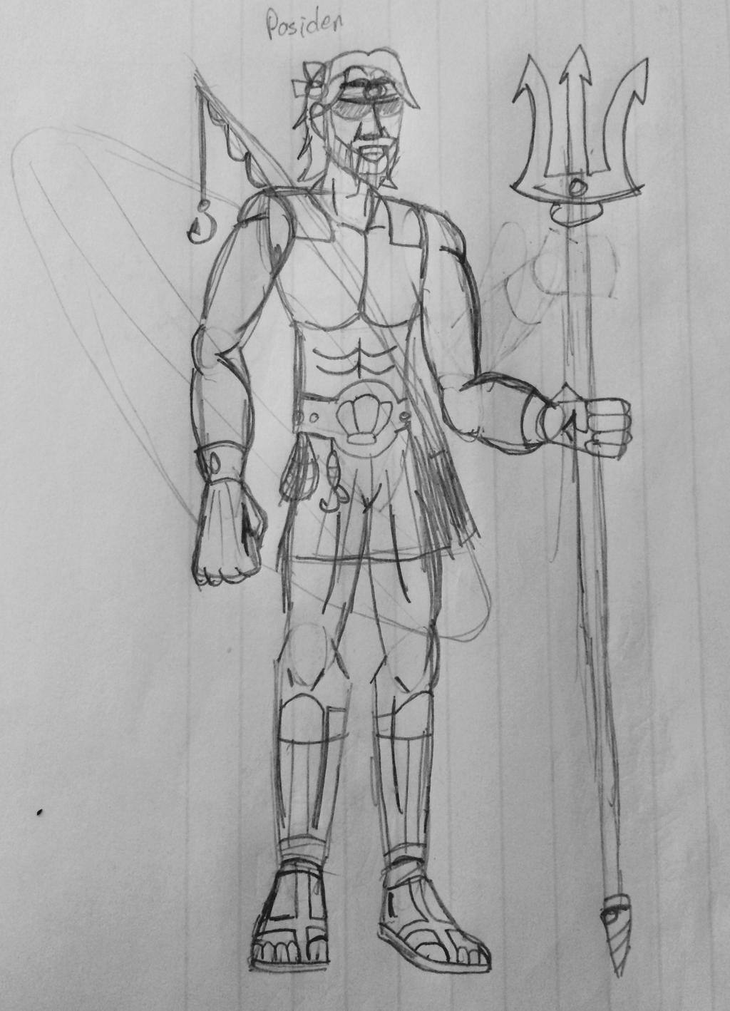 Poseidon God Of The Sea Concept Sketch By Metalsonic1230 On Deviantart Poseidon God Of The Sea Concept Sketch By Metalsonic1230 On Deviantart