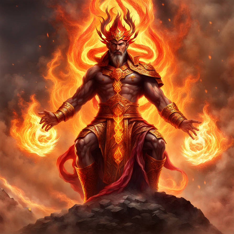 Octane Fire God God of fire by swisdoms on DeviantArt