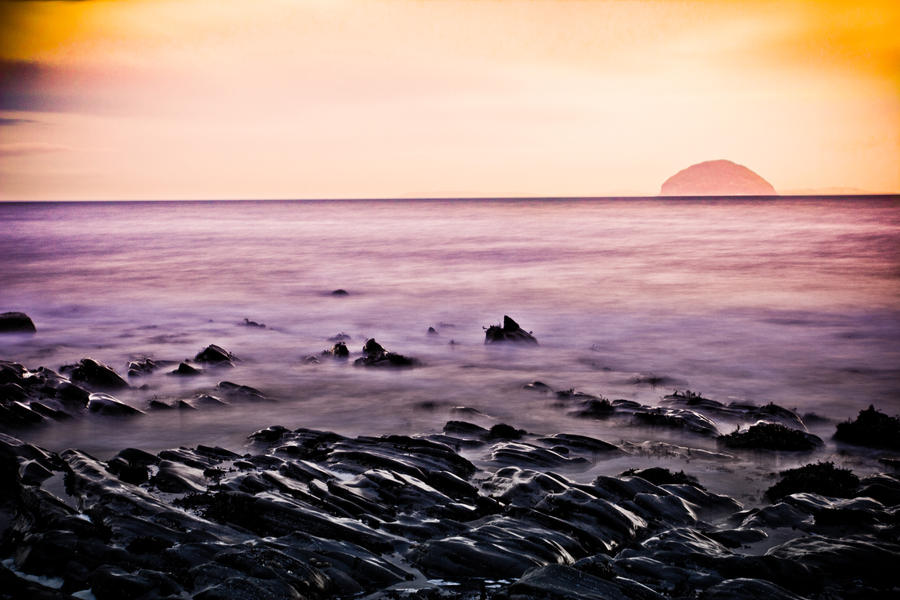 Ailsa Craig Sundown