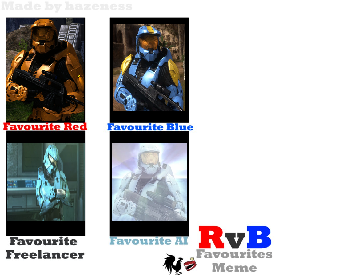 New Red vs Blue: Favorites MEME