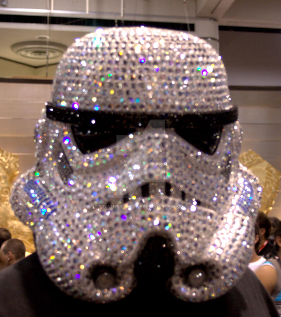 Bedazzeled Stormtrooper head