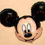 Mickey Mouse balloon on the ceiling