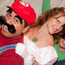 Super Mario Bros. and Princess Peach