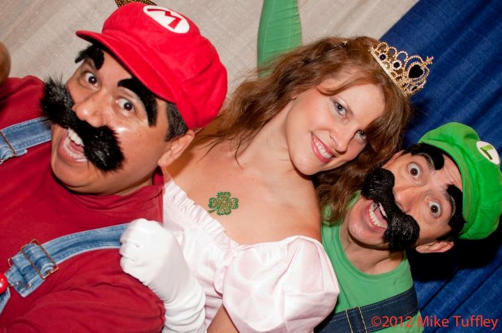 Super Mario Bros. and Princess Peach