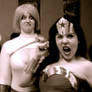 Power Girl and Wonder Woman