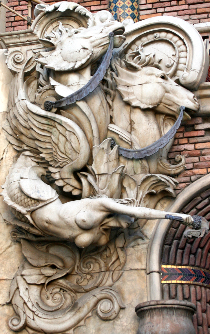 Mermaid Architectural facade