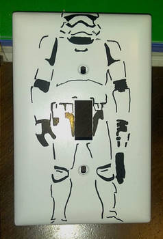 Stormtrooper Switch Plate cover art