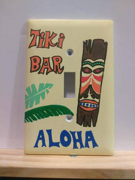 Tiki Bar Plate