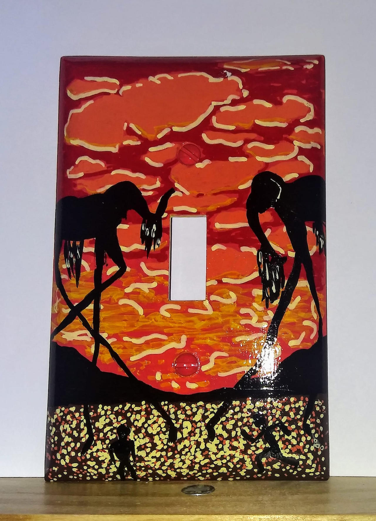 Dali Interpretation Single Toggle Switch Plate