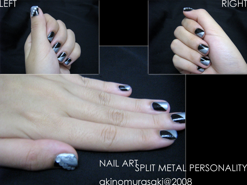 Nail Art: Split Metal