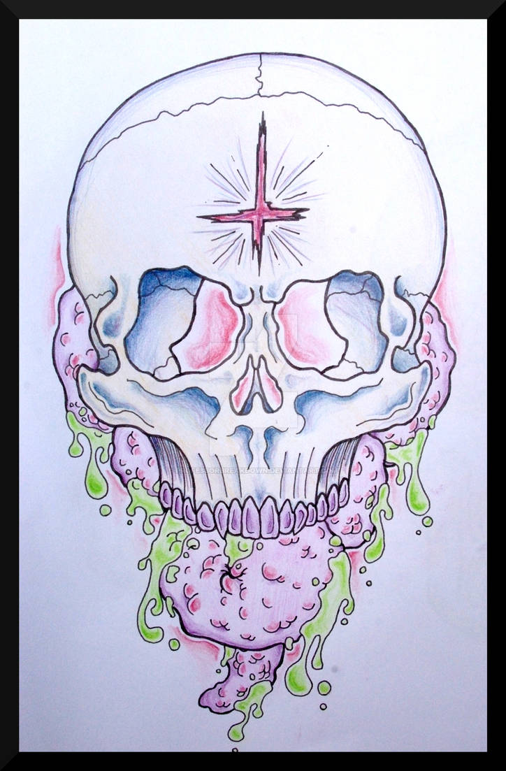 Anti Christ Licker Skull