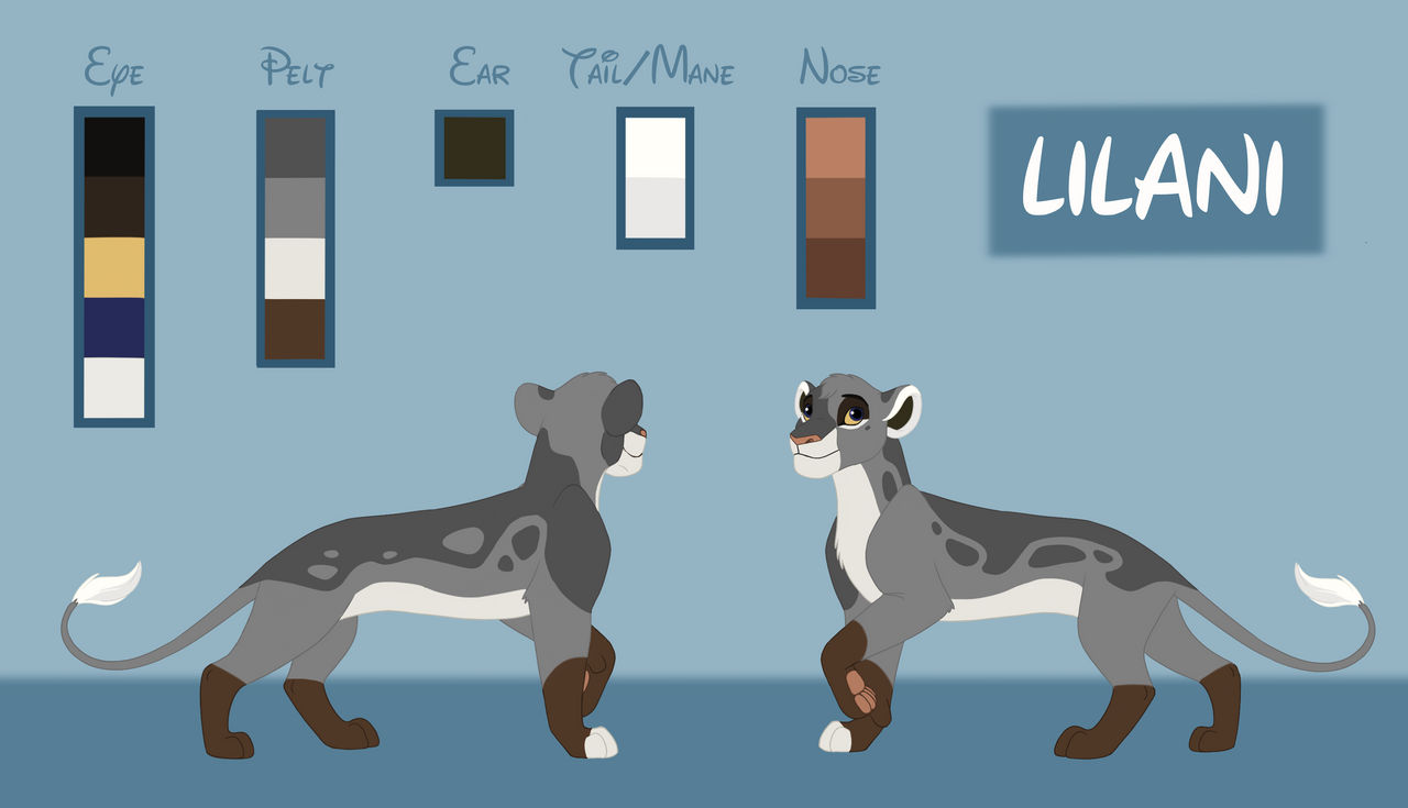 Lilani reference sheet by JuaTheLion on DeviantArt