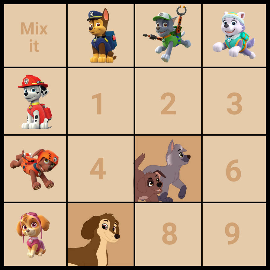 Grid Paws Paw patrol grid open by JuaTheLion on DeviantArt