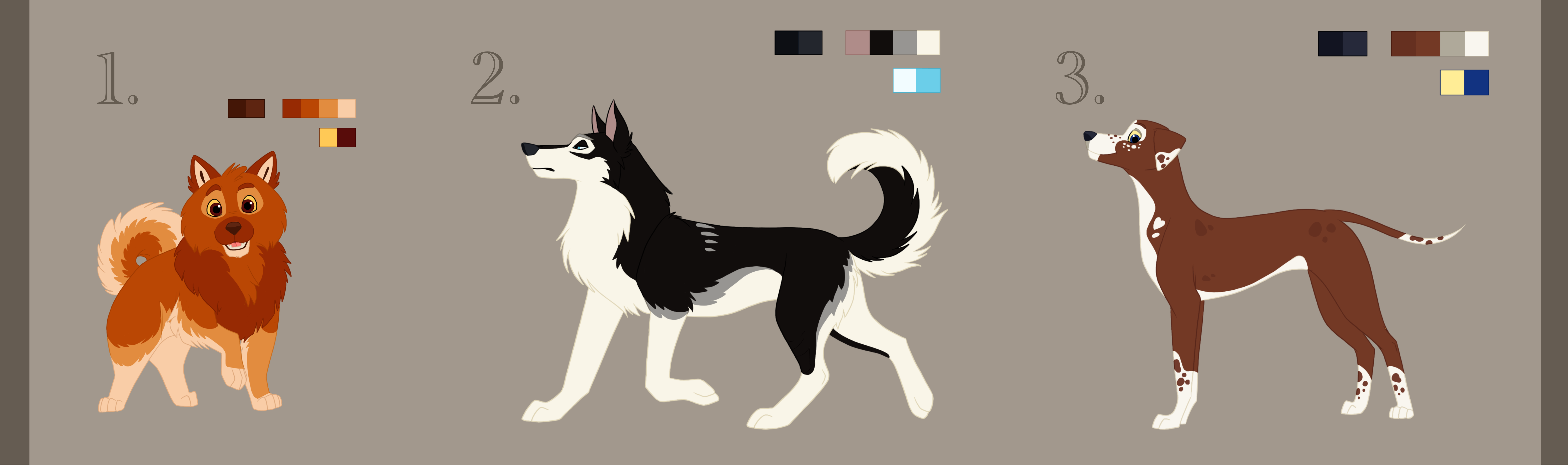Deviantart Characters Dogs 3 dog adopt collab part 2 by JuaTheLion on DeviantArt